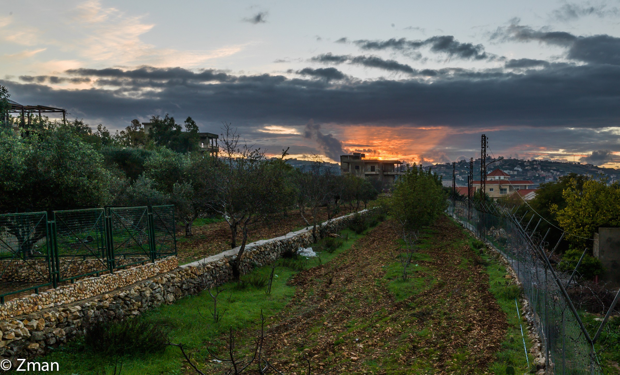 Tramonto su The Village