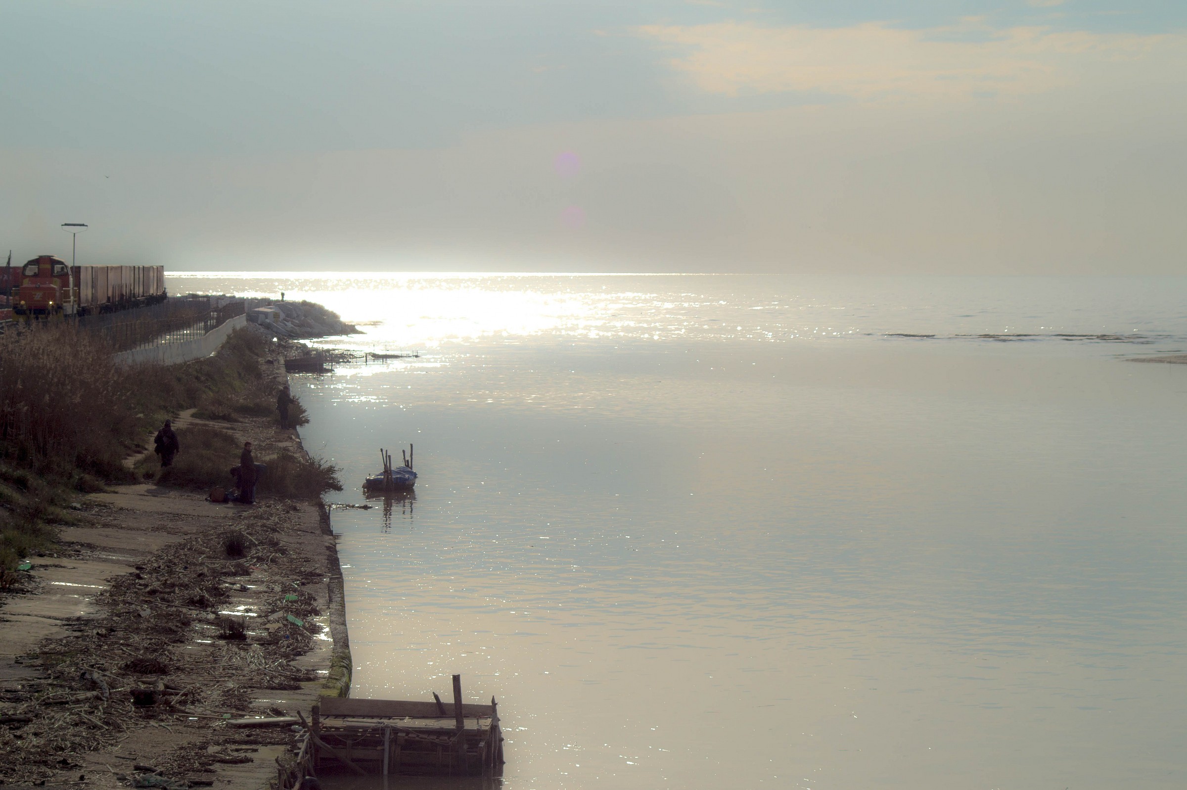 Mouth of the Arno Scolmatore