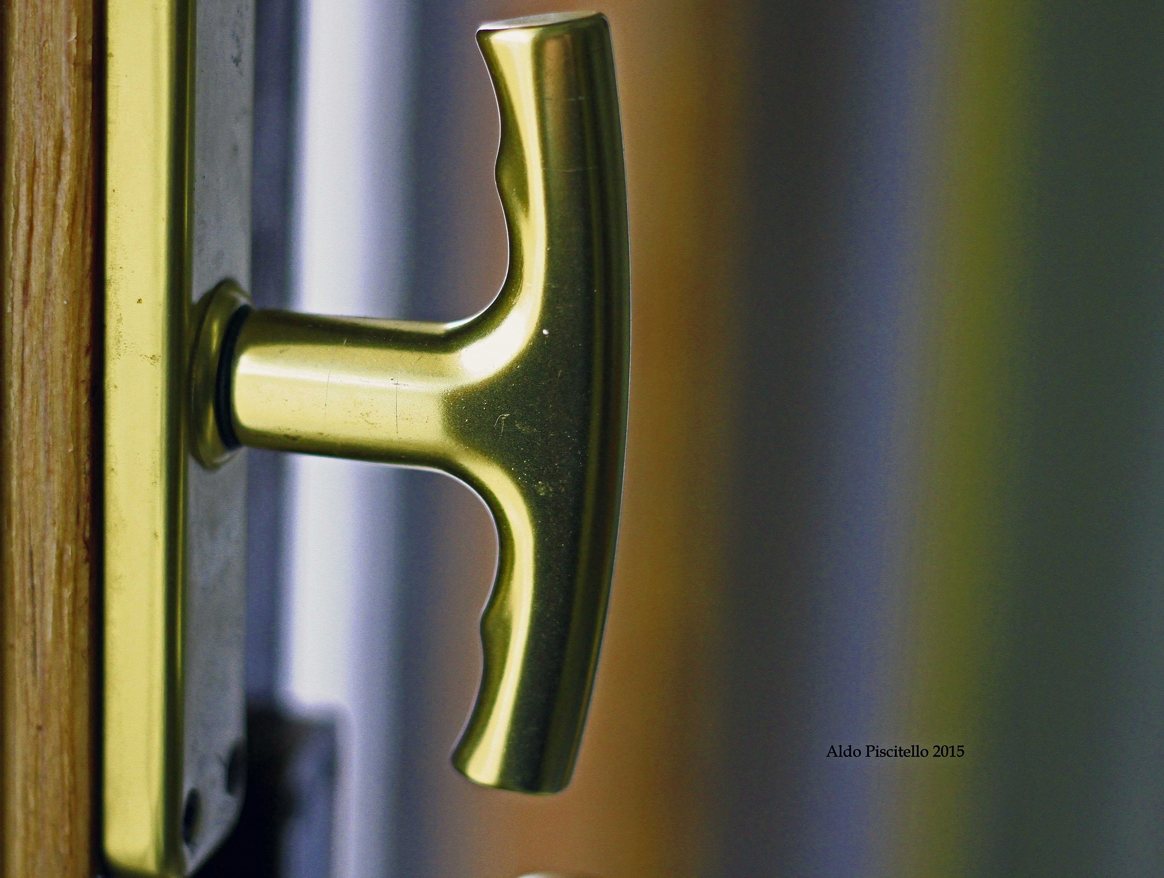 The handle of a window