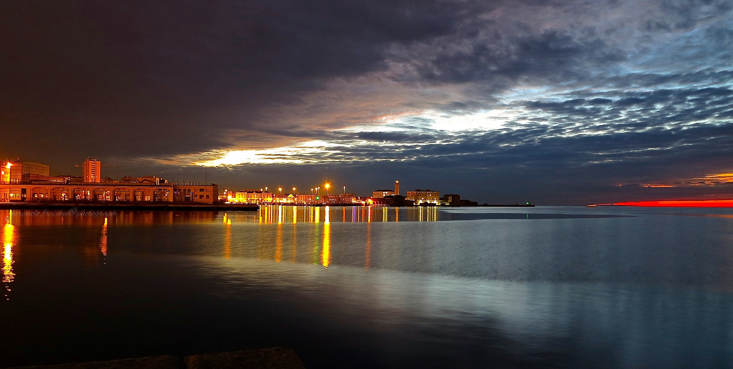 Trieste by night