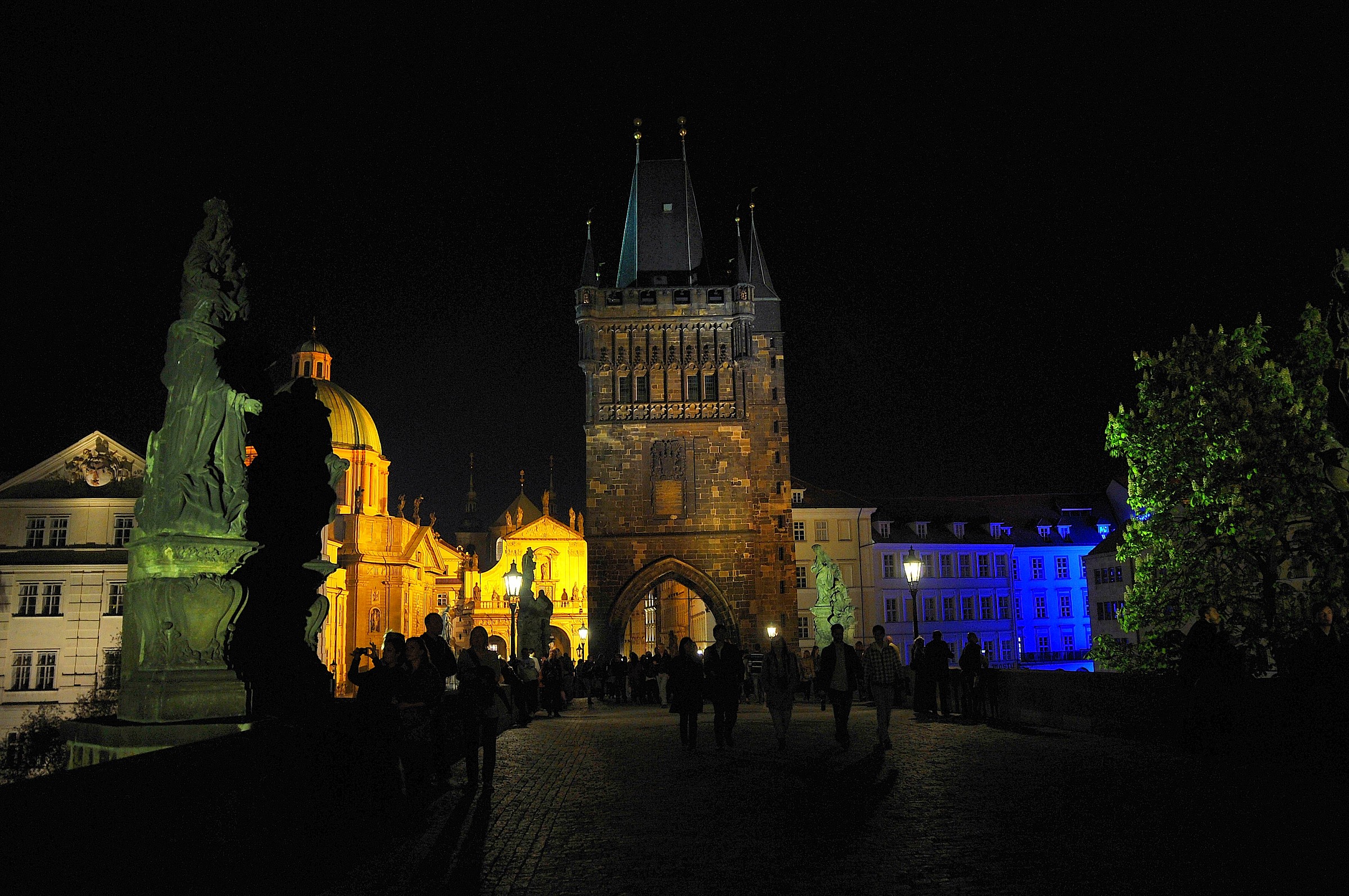 Prague by night