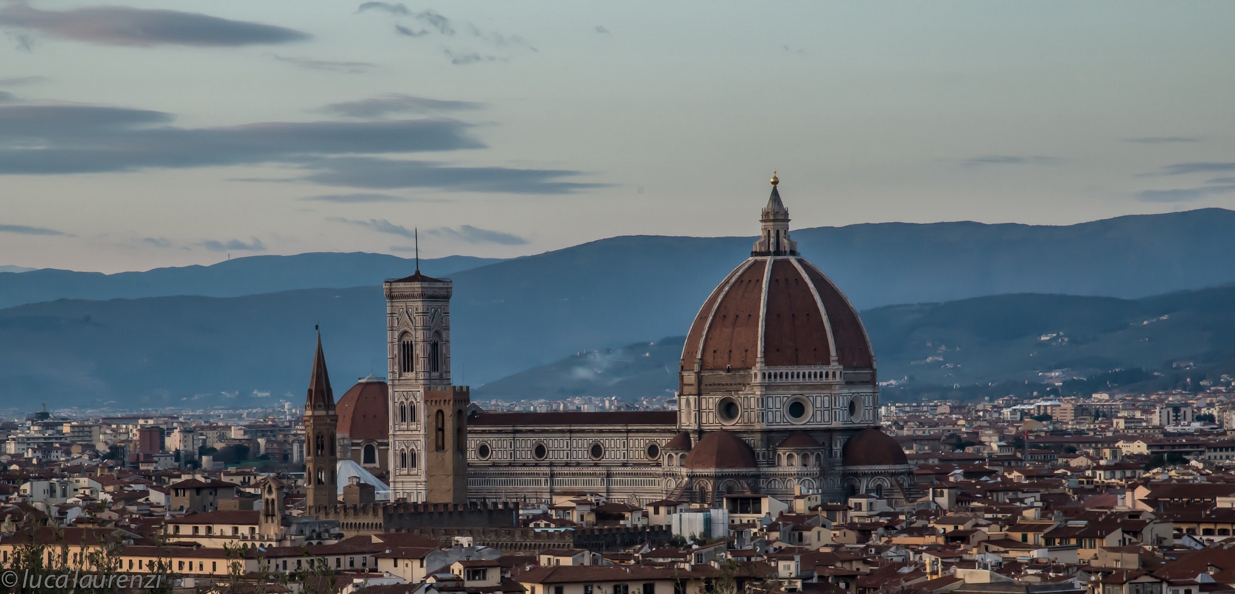 The cathedral seen from above