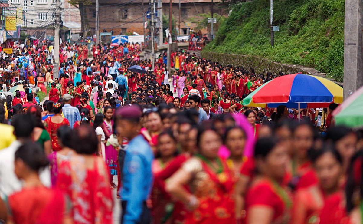 celebration of women's day - Nepal