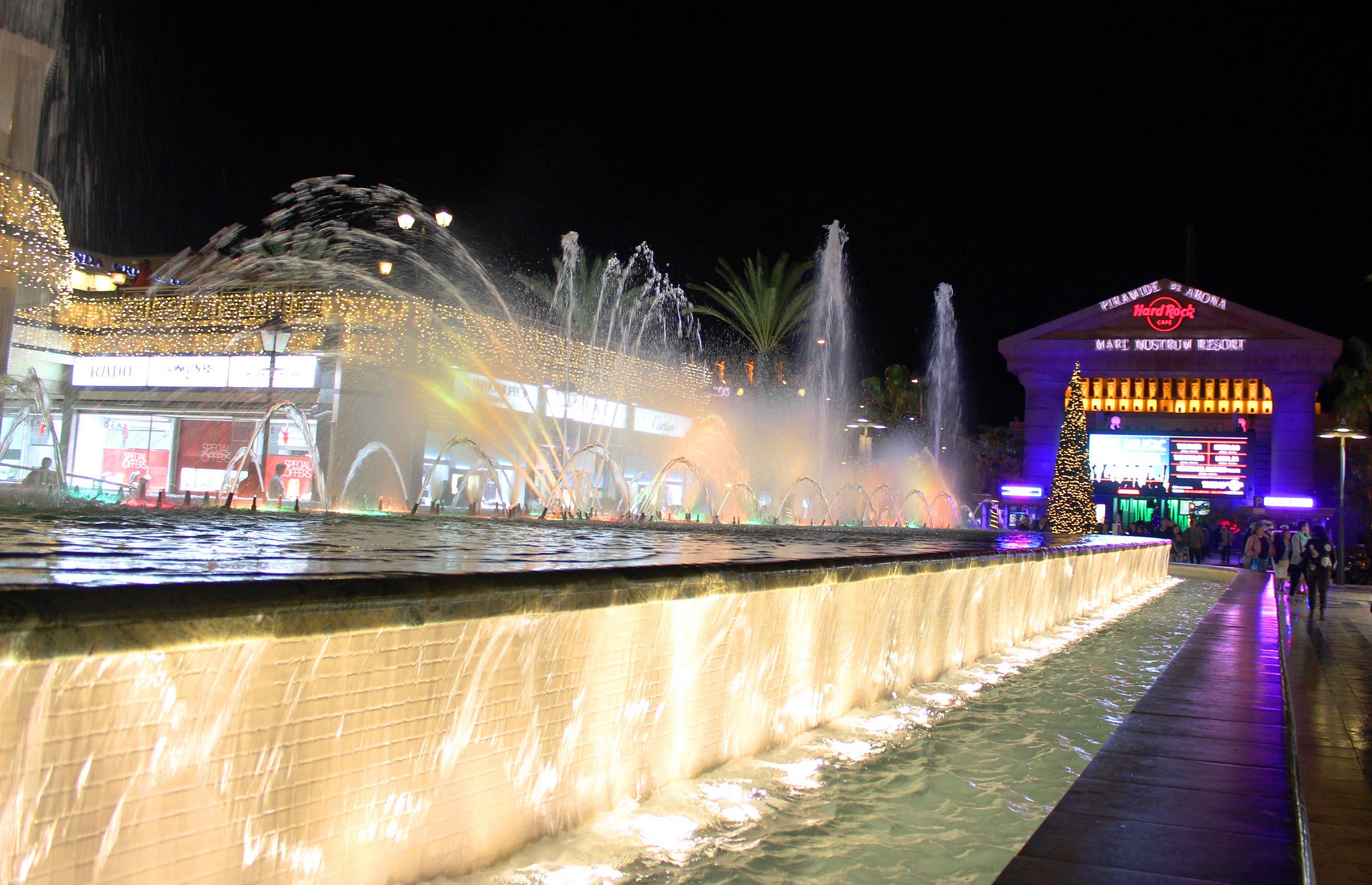 Fontane illuminate - Tenerife