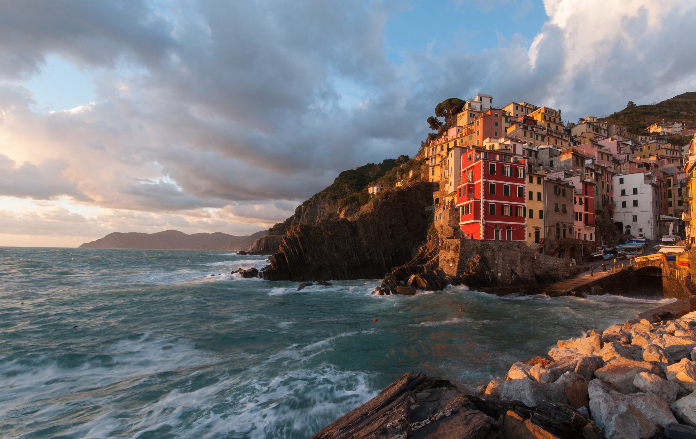Sunset in Riomaggiore