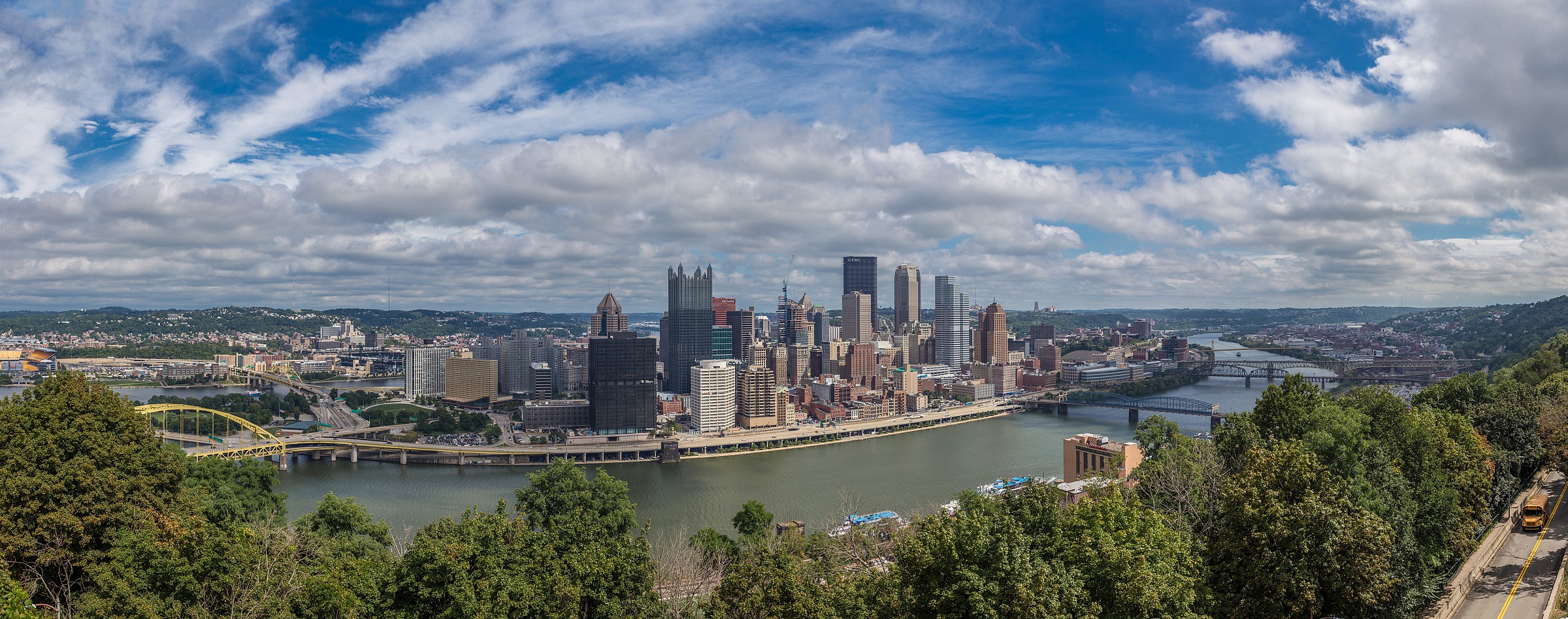 Pittsburgh in view