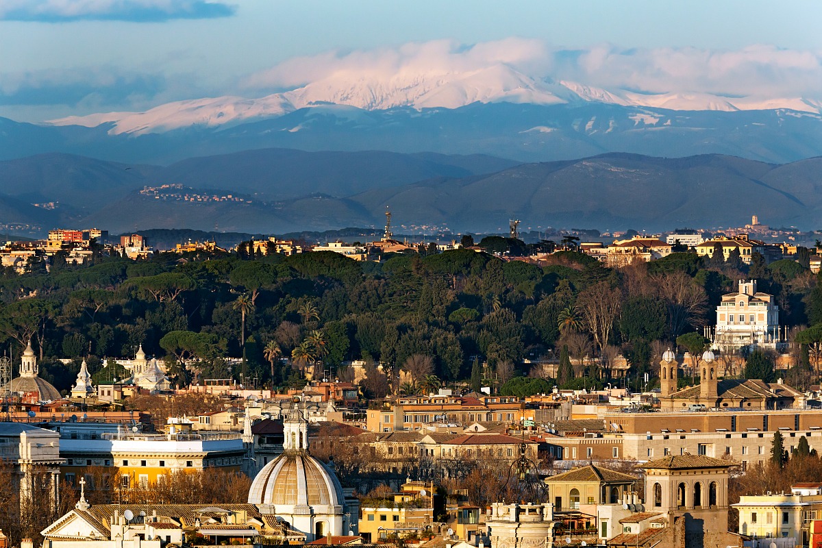 The mountain of Rome