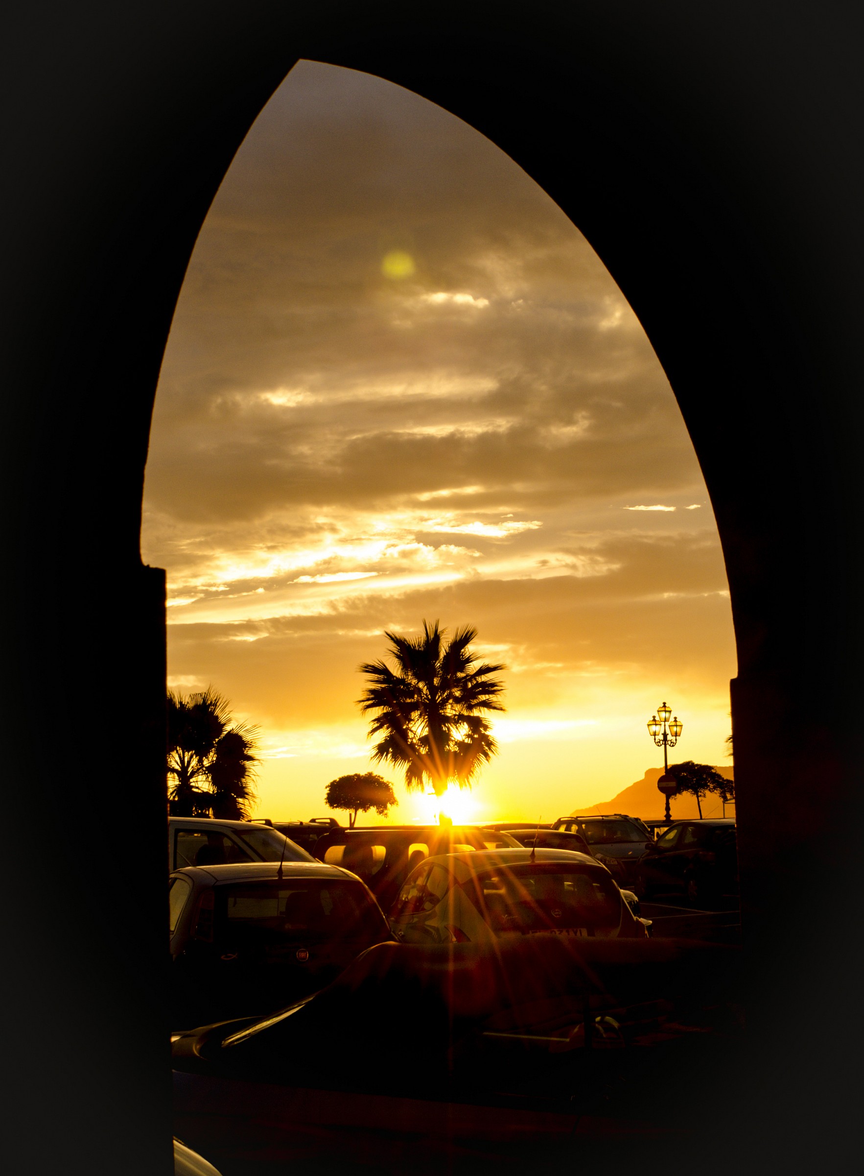 Uno spicchio di tramonto