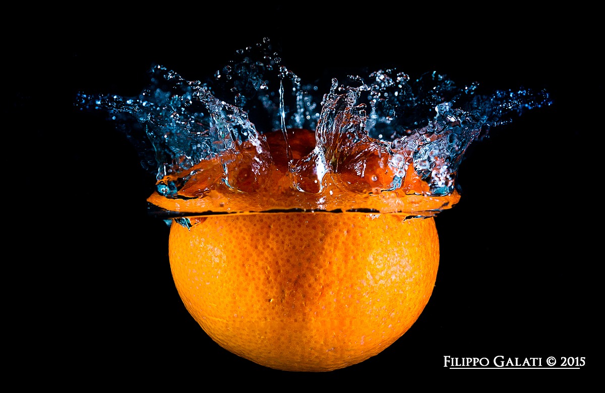 Orange splash