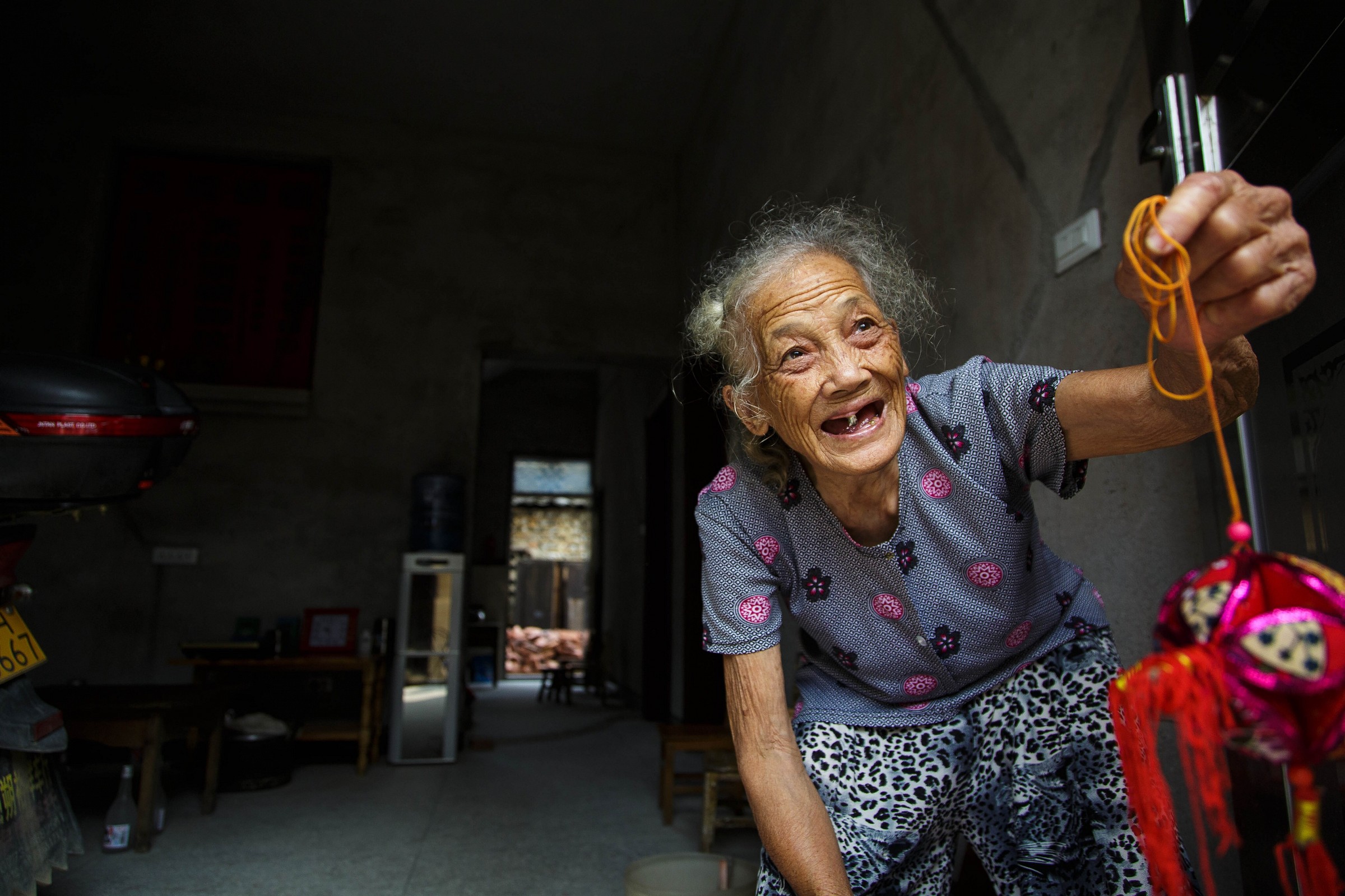 The old lady of a village