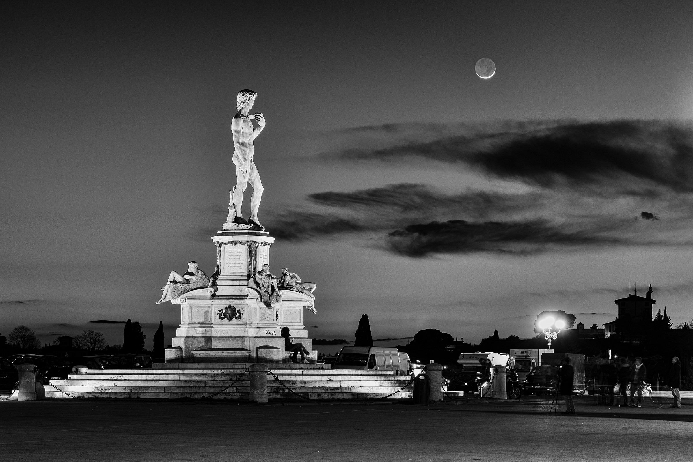 David e Luna Piazzale Michelangelo