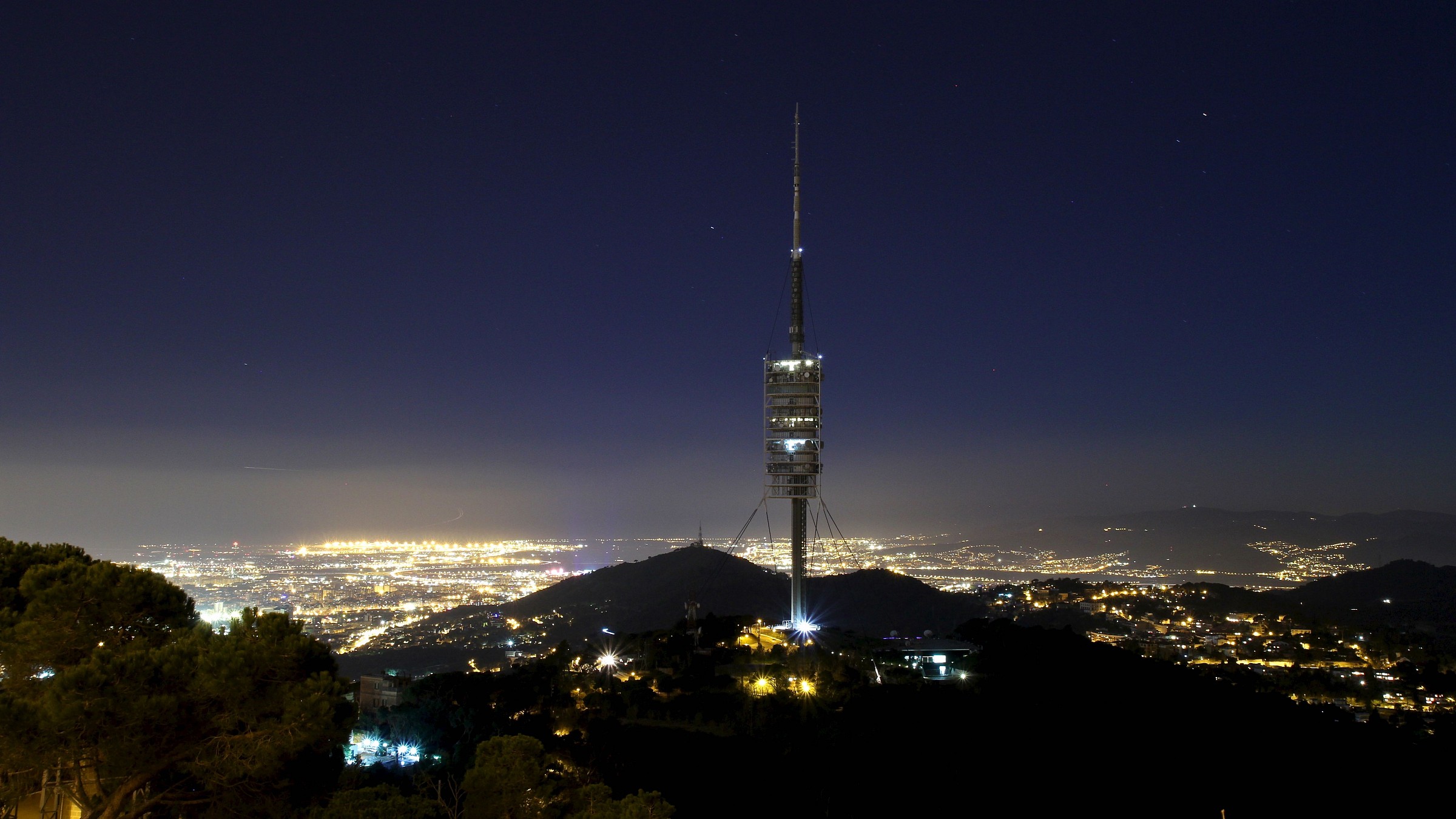 Vista di Barcellona dal Tibidabo