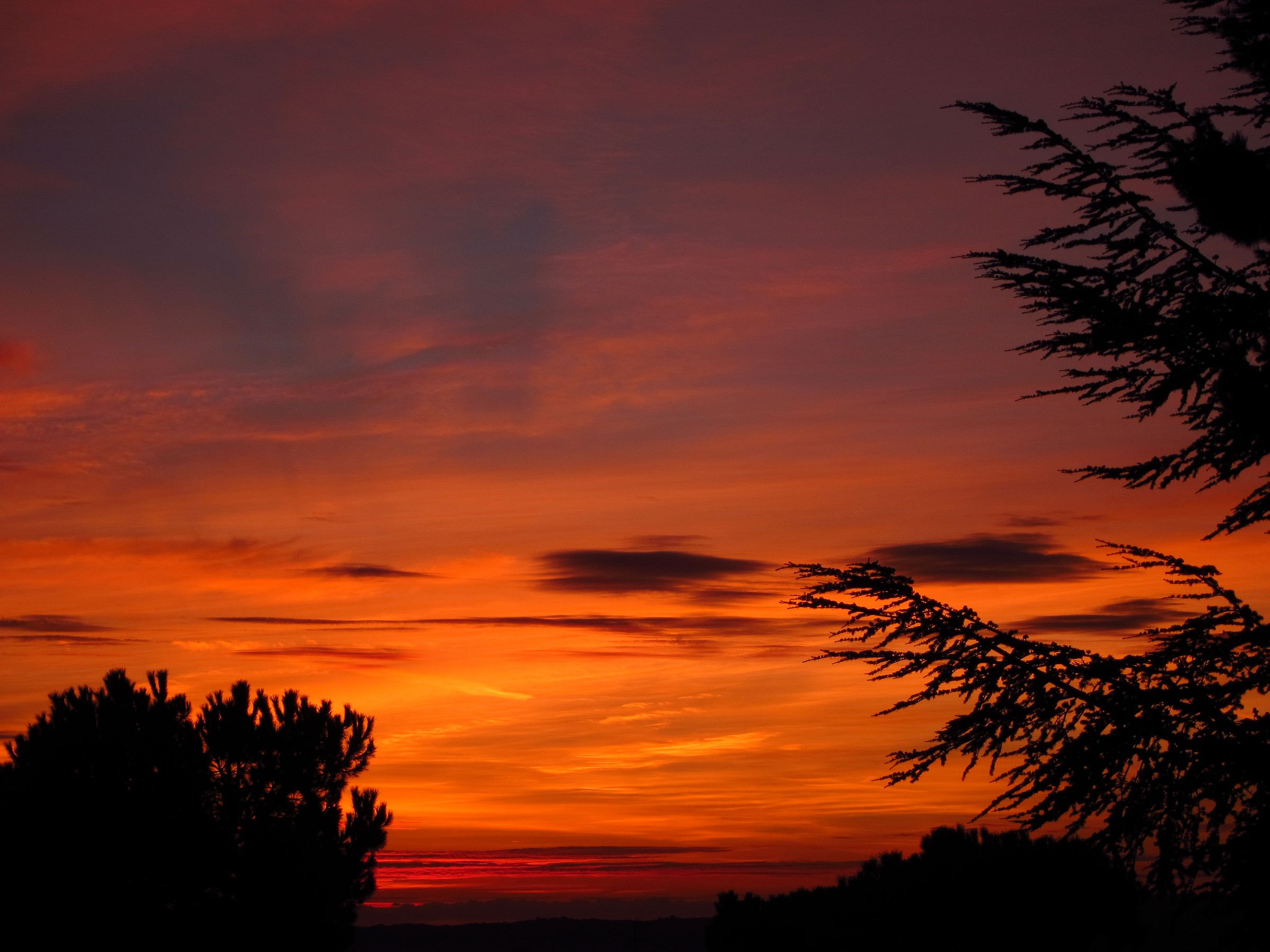 sunset in Morrovalle