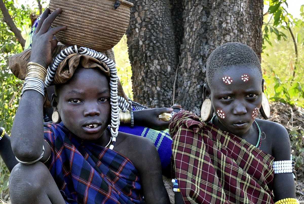 Etiopia 2015 - Ragazze Mursi