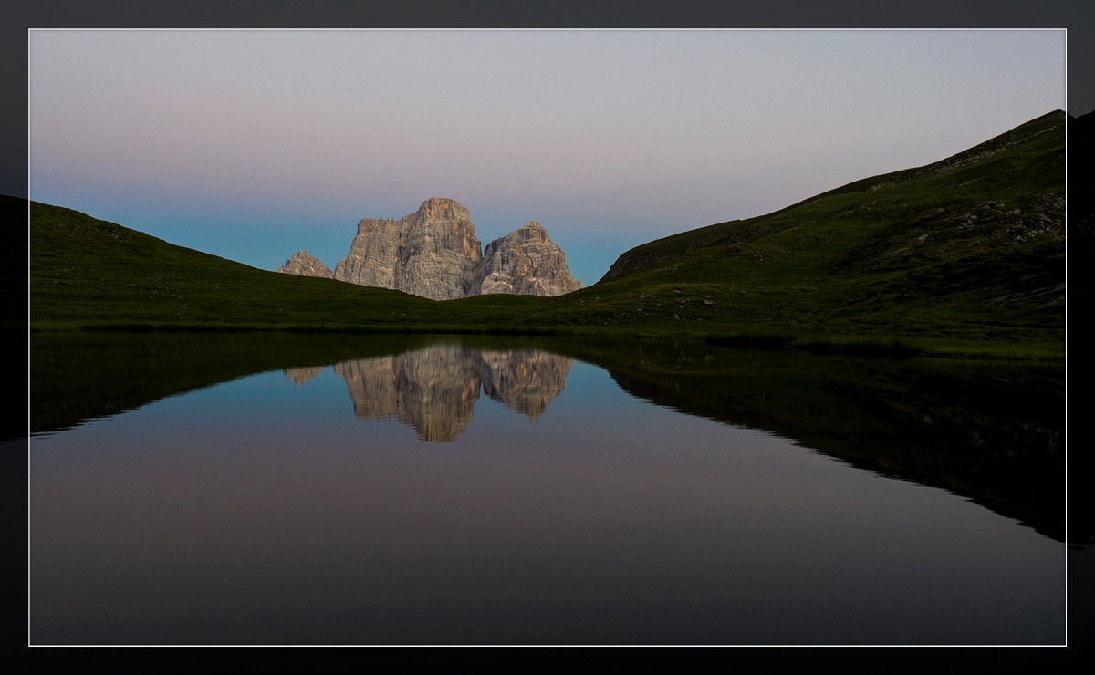 al termine del tramonto..