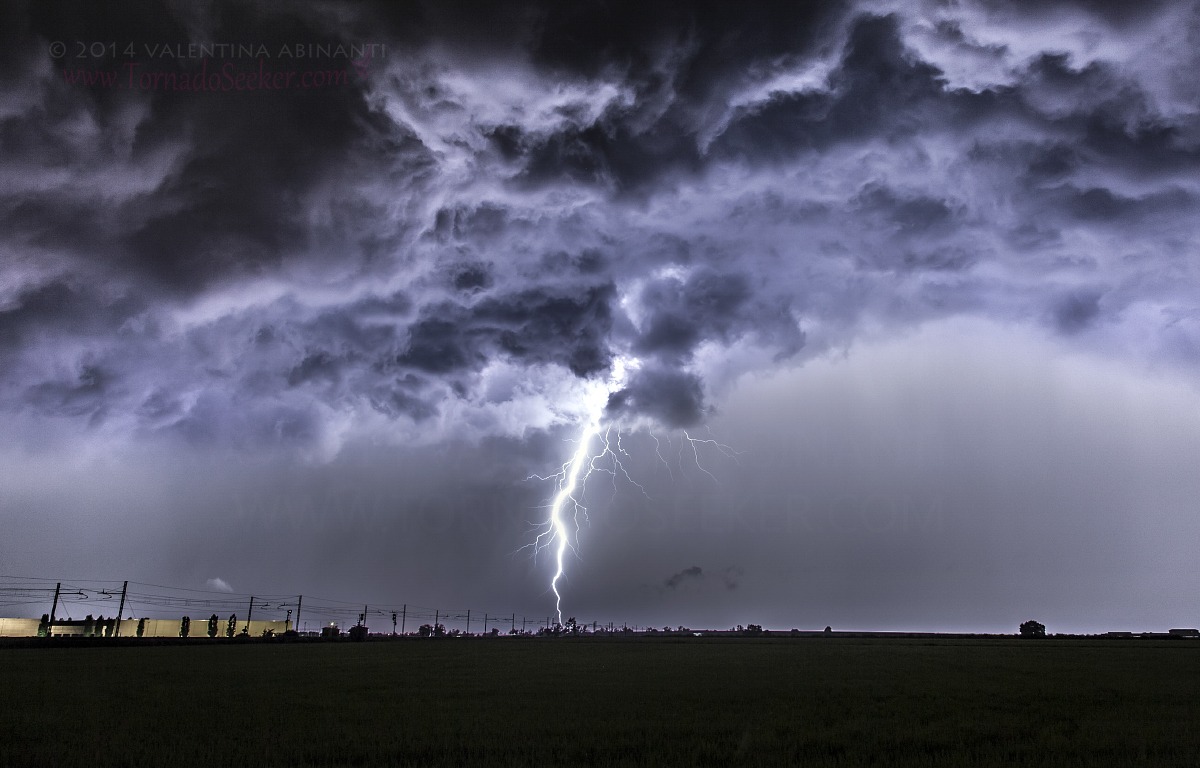 Cloud-to-ground lightning