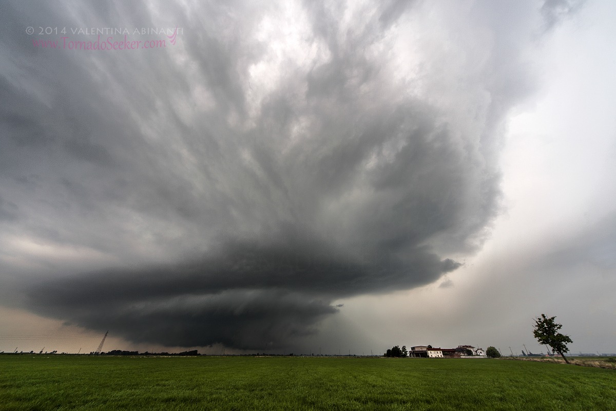 Thunderstorm in Novara