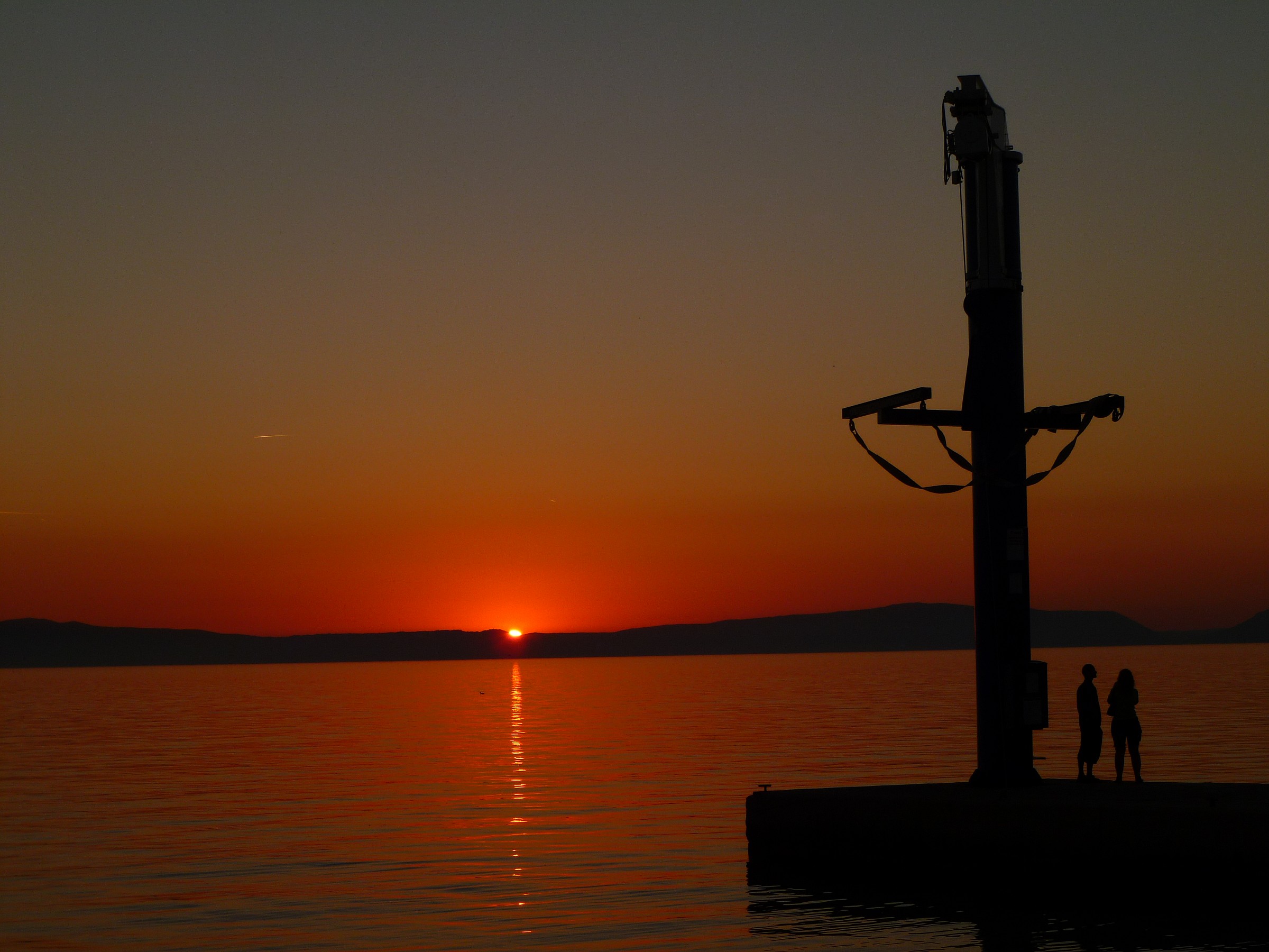 Sunset at Kovacine Cres Croatia