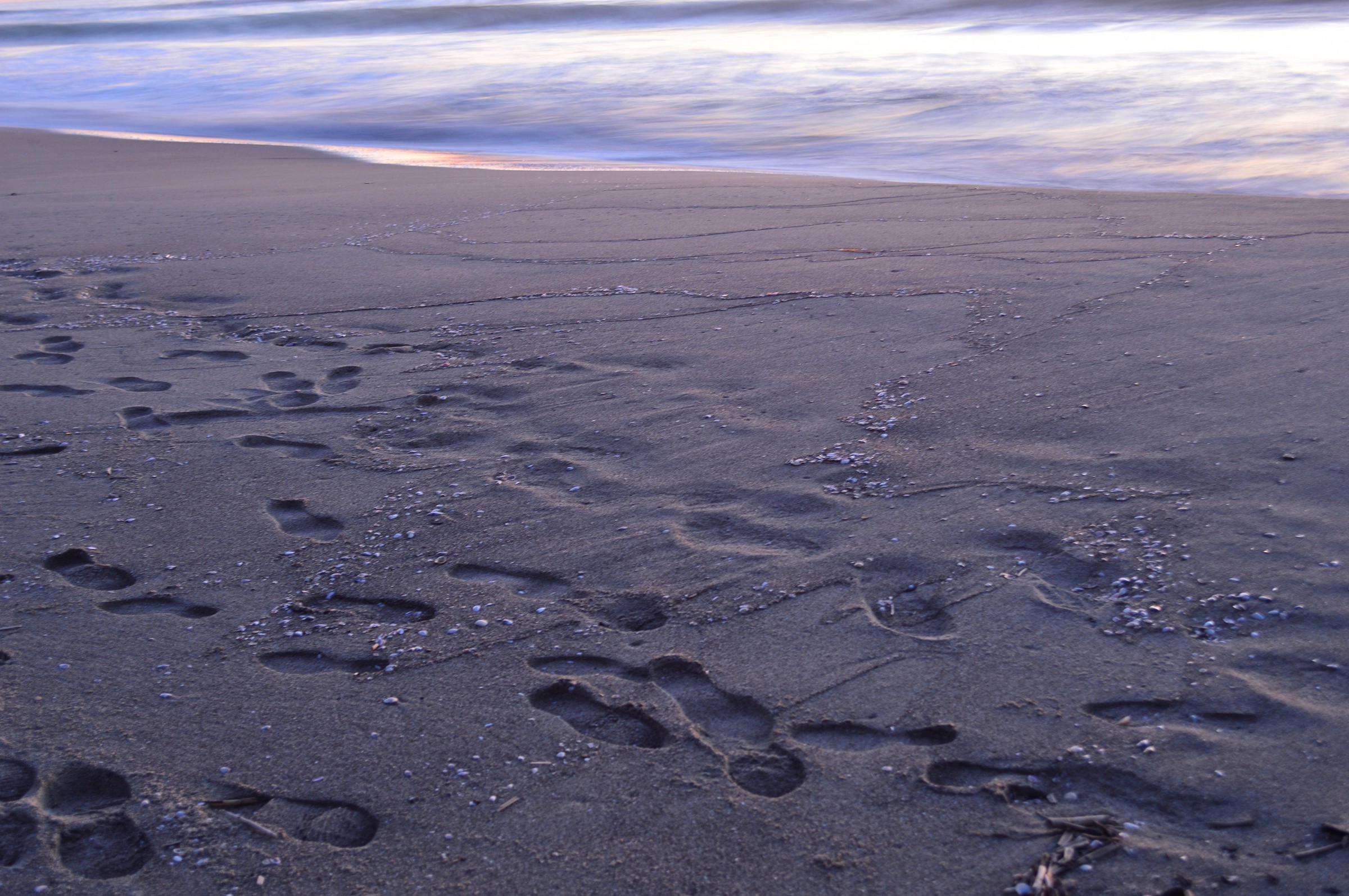 due passi in riva la mare ........