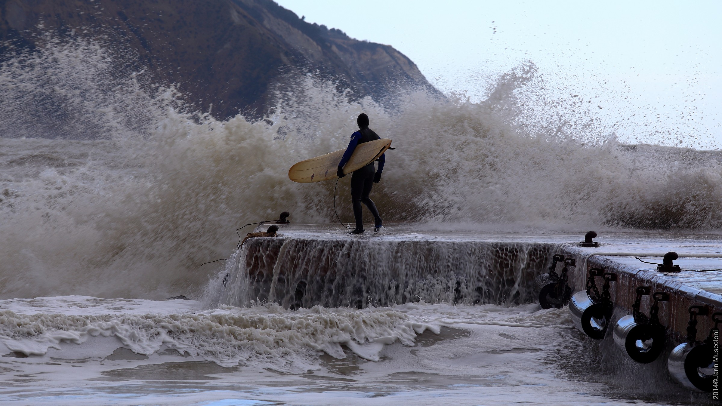 The passion for the sea winter