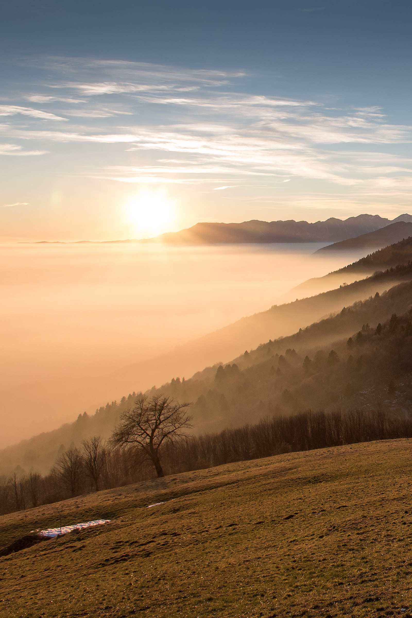 Tramonto, Monte Corno