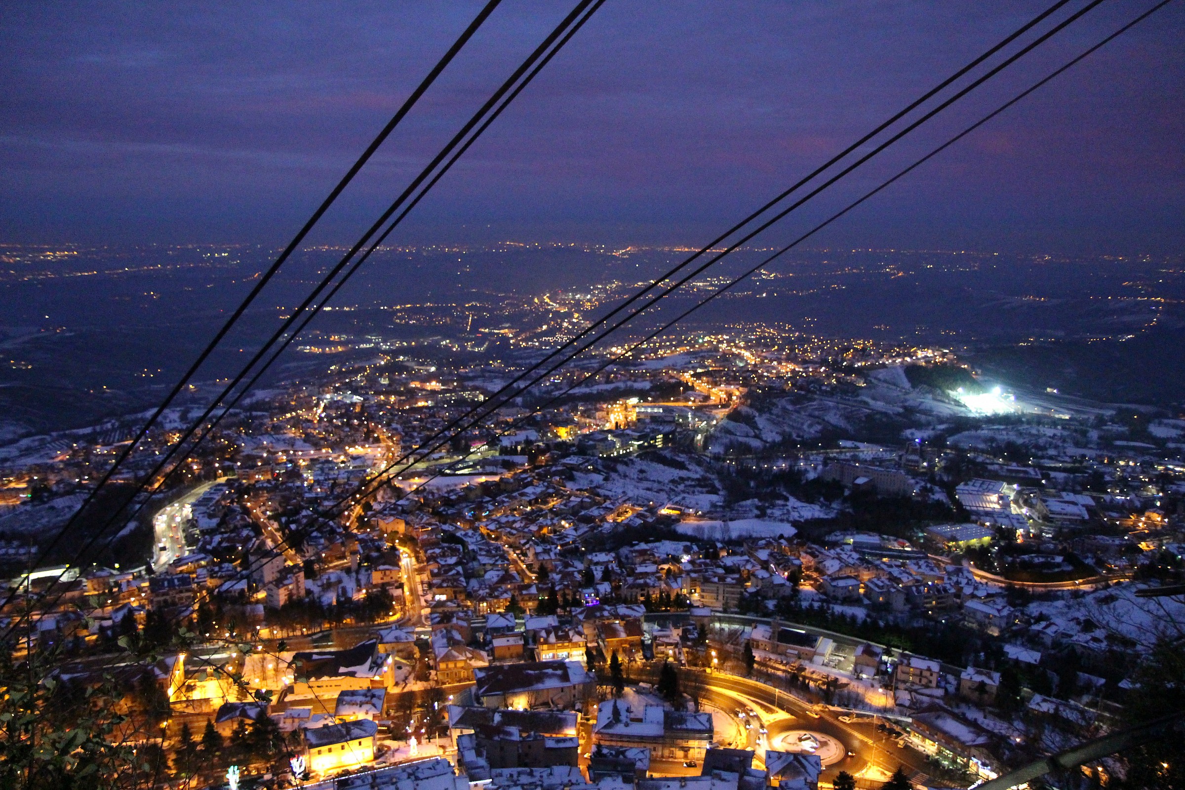 .....dall'alto di San Marino.....