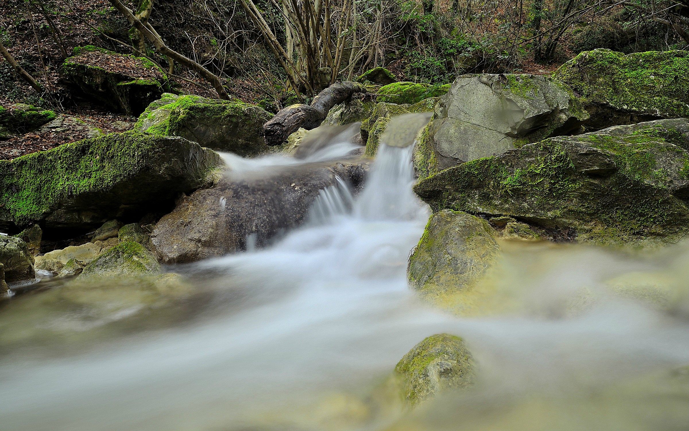 as a cloud-soft water