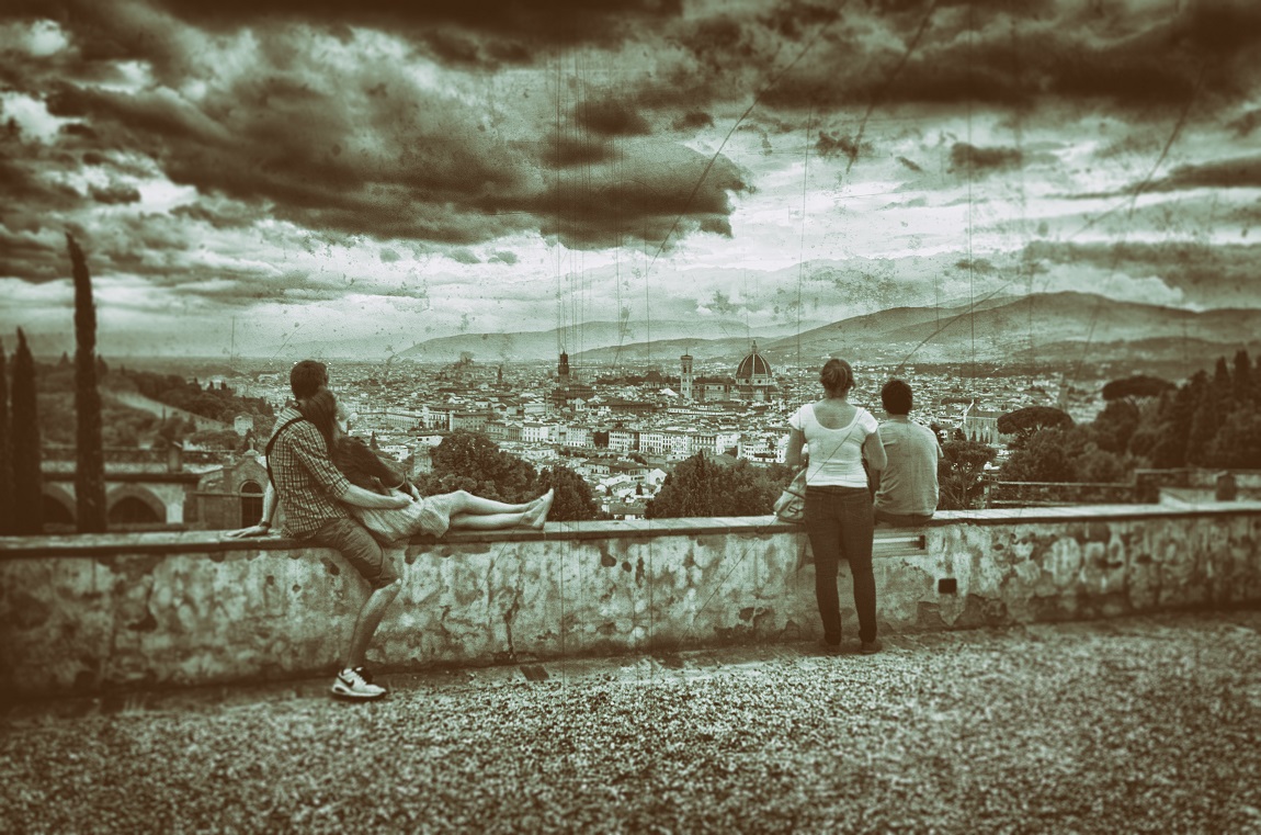 panorama da terrazzaBasilicaAbbaziaDiSanMiniatoAlMonte