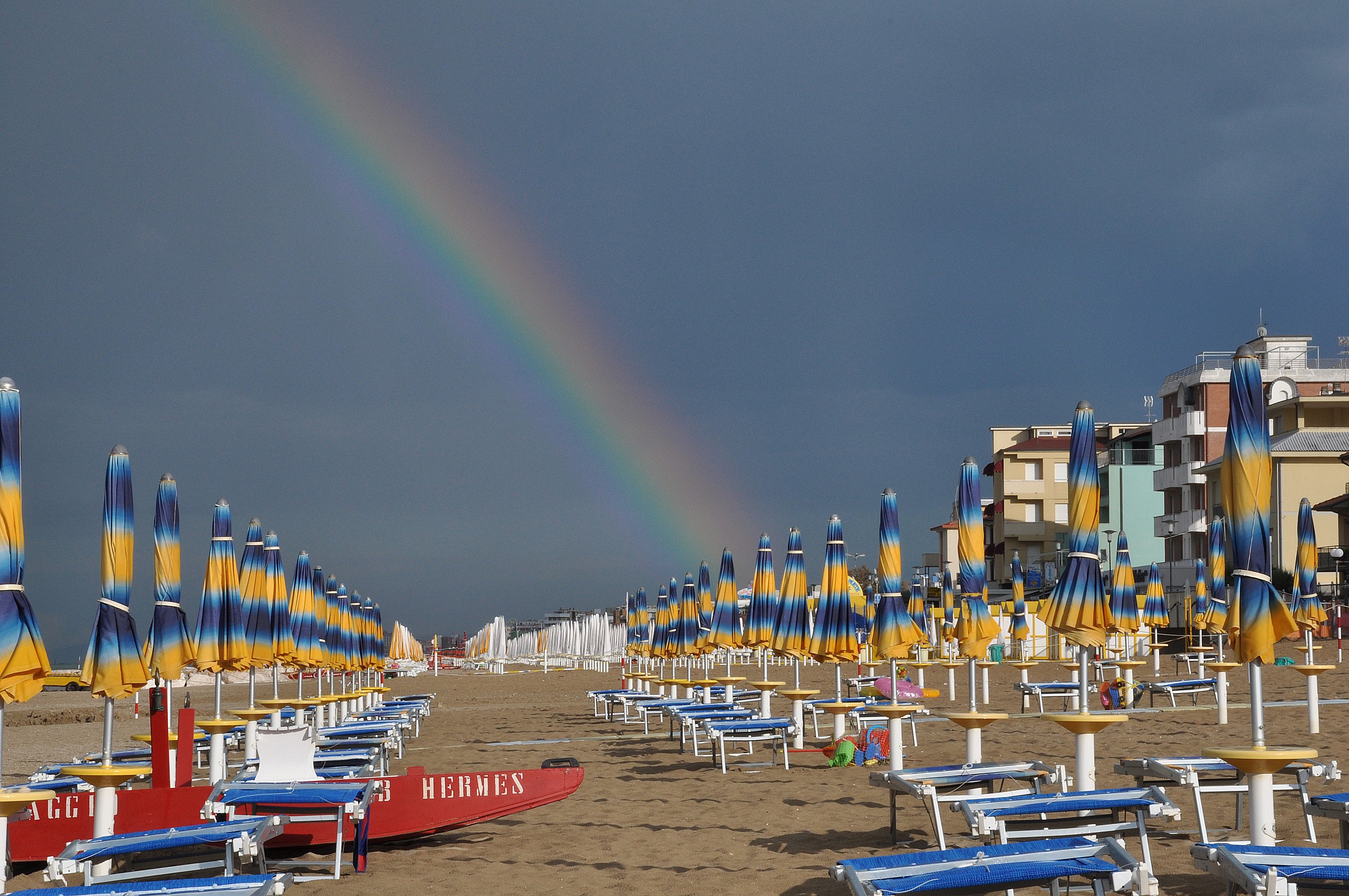 and returns to the serene