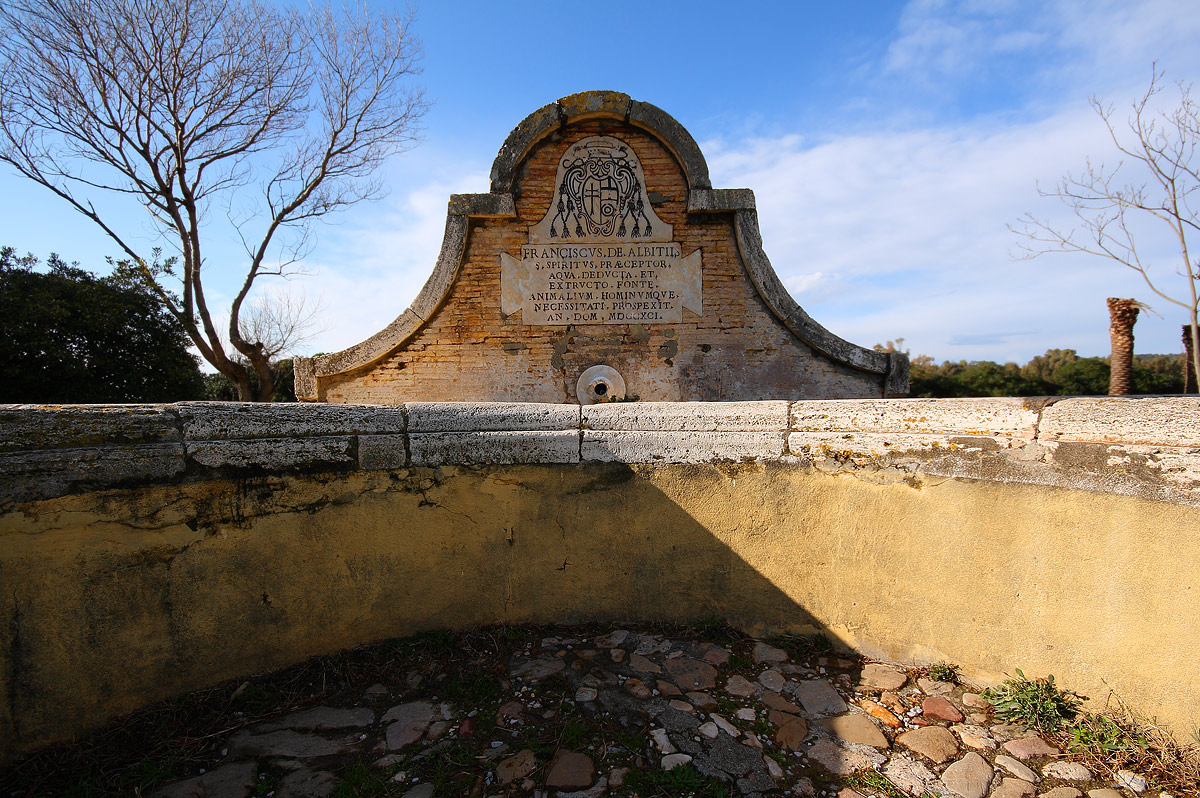Fontana fuori il castello