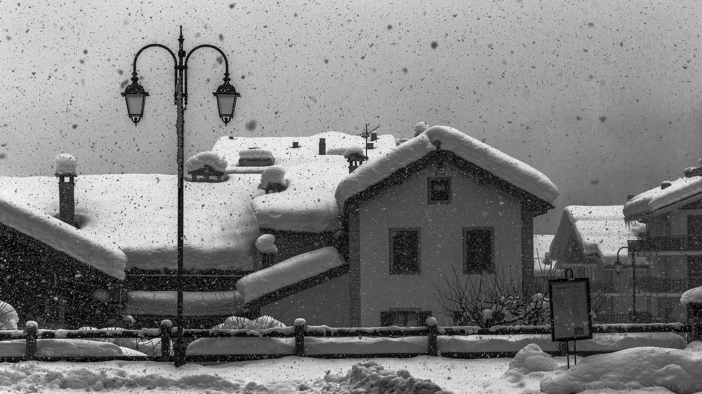 Neve come fazzoletti