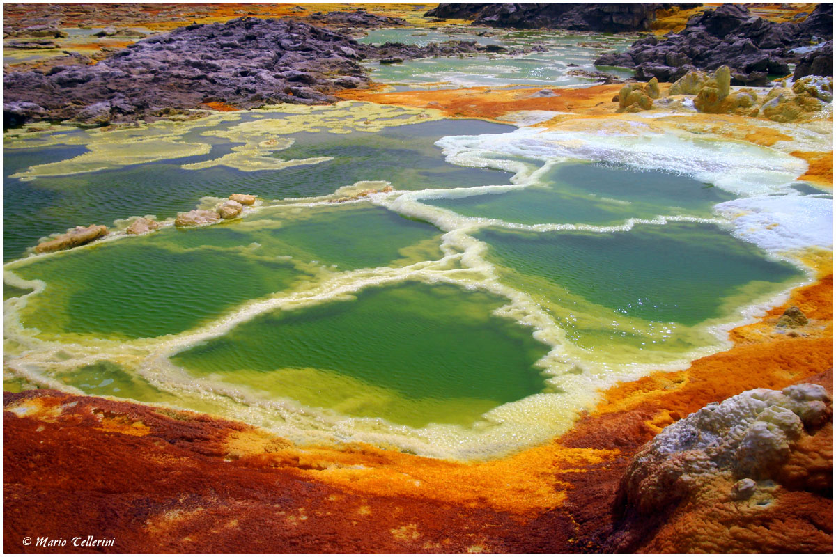 Dallol - Laghi acidi