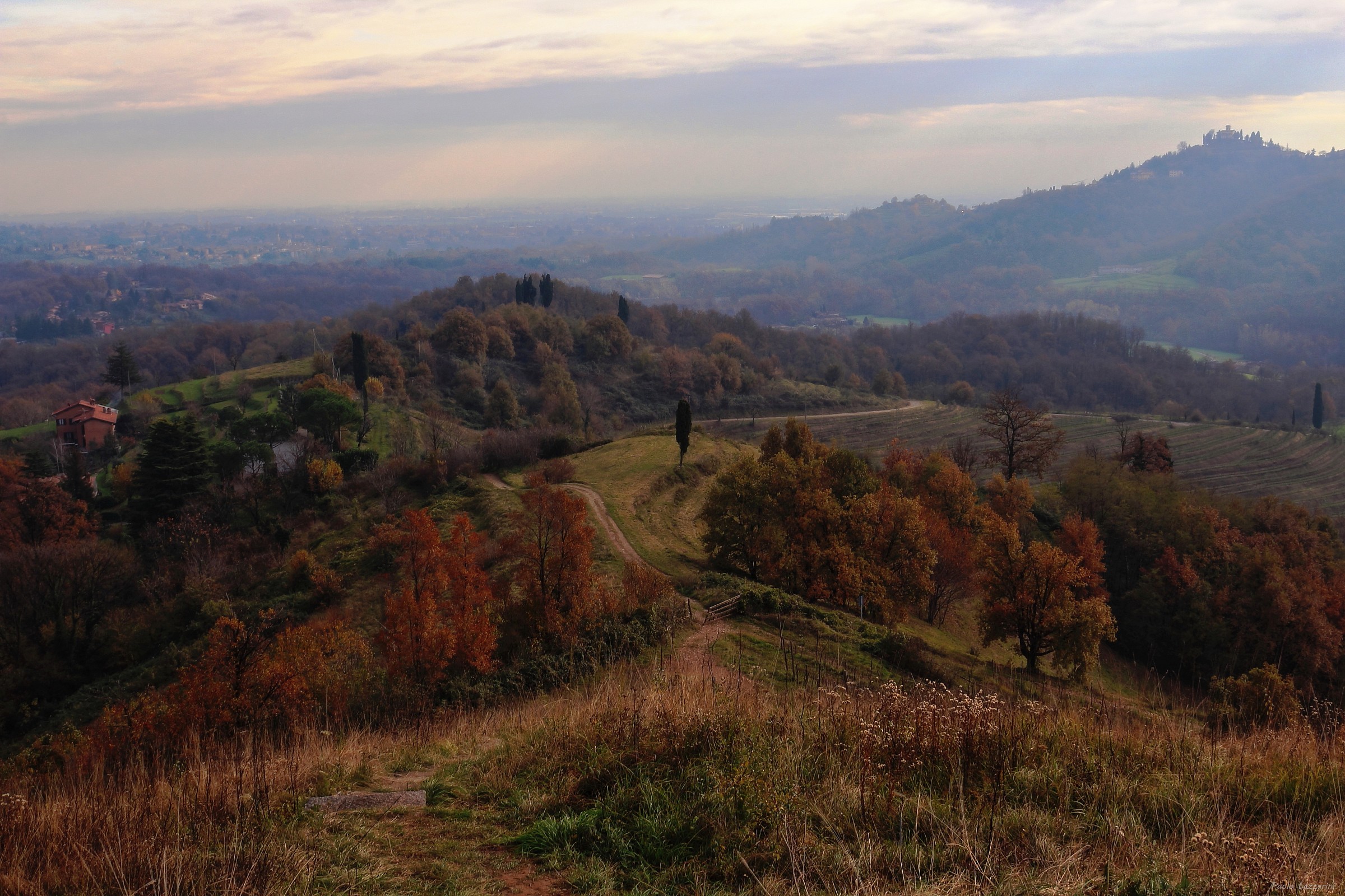 Montevecchia view from the second Pyramid Celtic