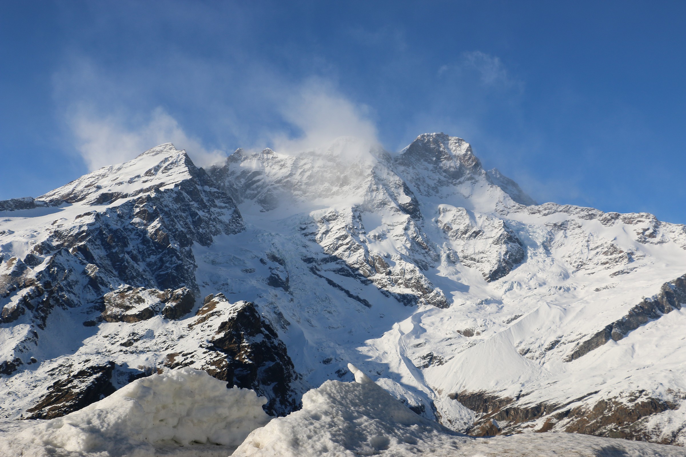 Monte Rosa from Alpe Sattal