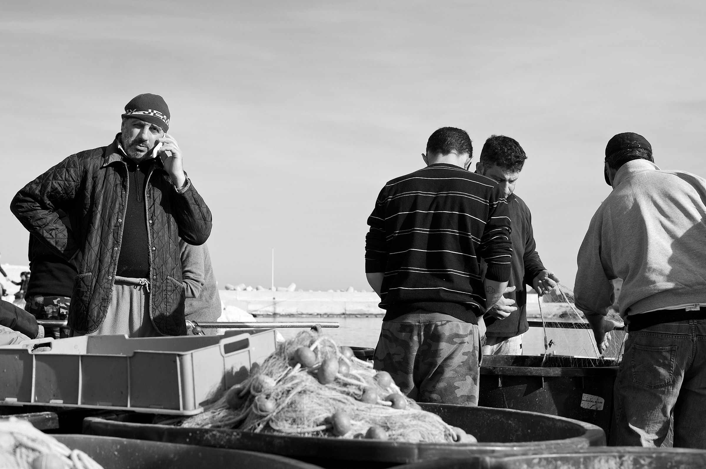 Pescatori al lavoro