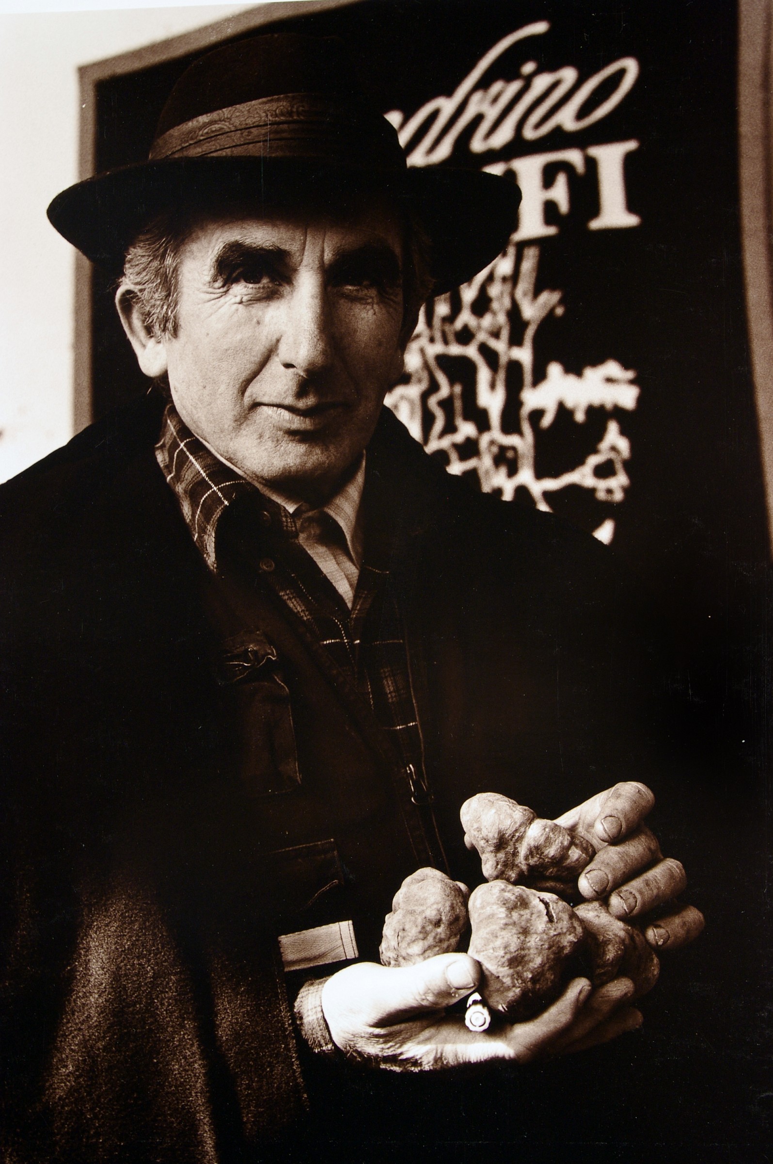 Trifulau, the inspirer of the exhibition.