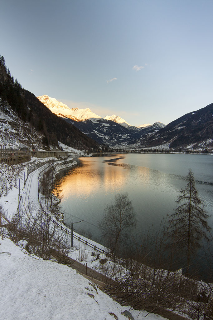 Binari sul Lago di Poschiavo