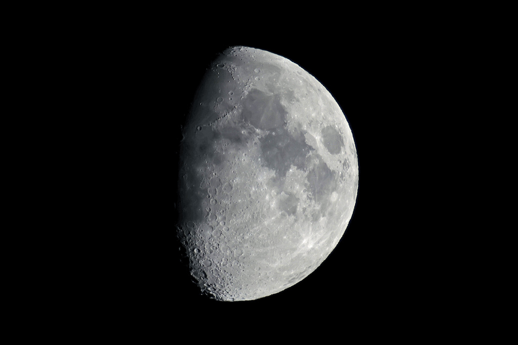 Luna dopo il primo quarto