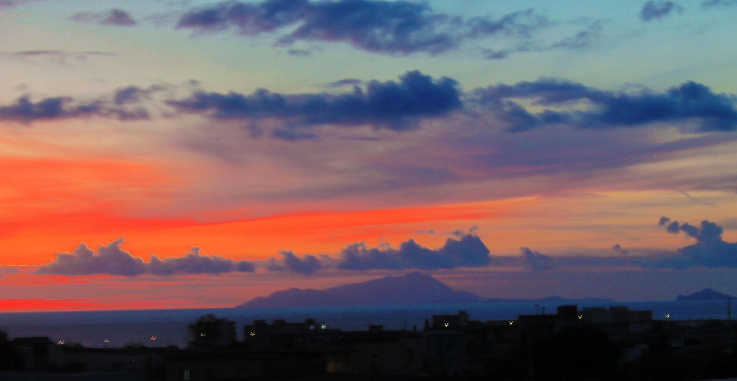 Ischia, HDR from my house freehand