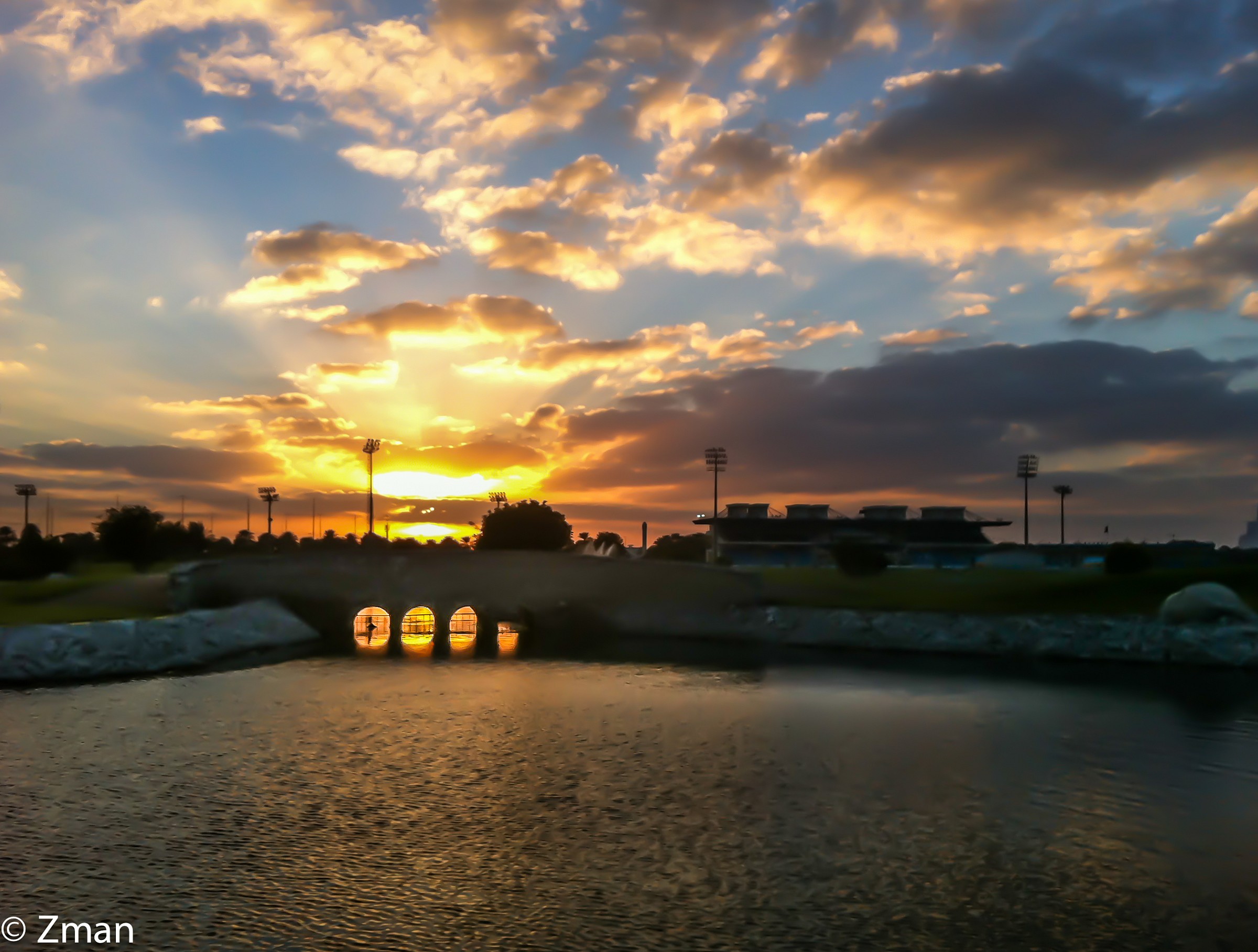 Tramonto su City Golf Course