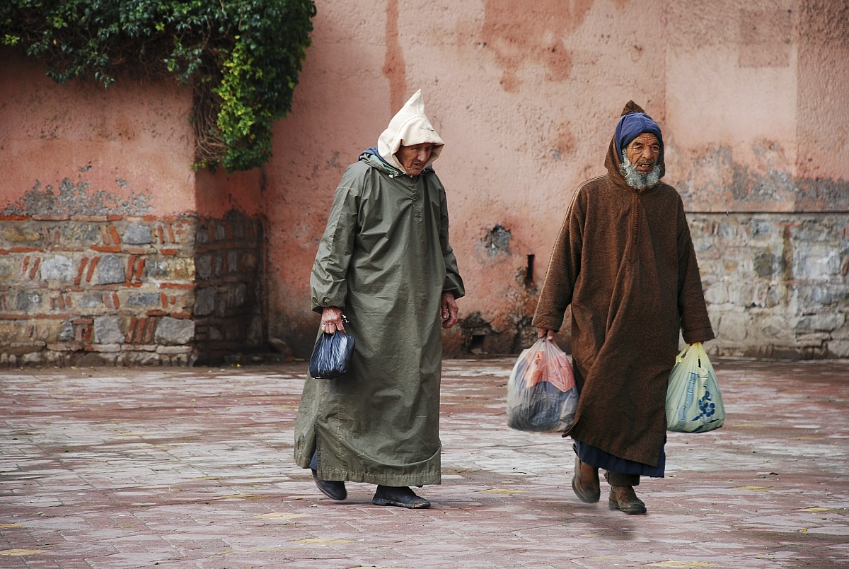 ..... Spending in the streets of Marrakech