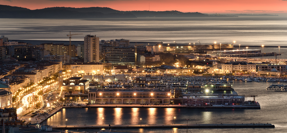 Trieste by night
