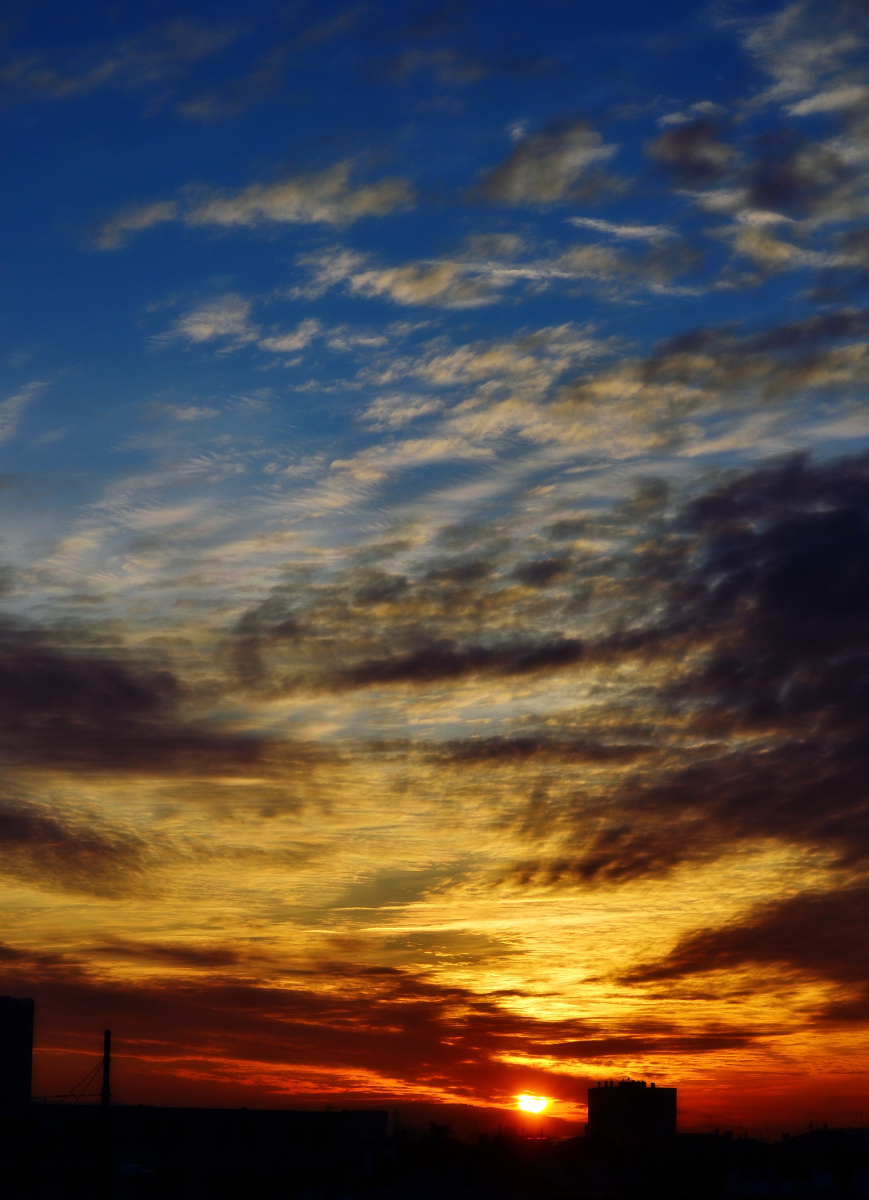 Sunsets at the window