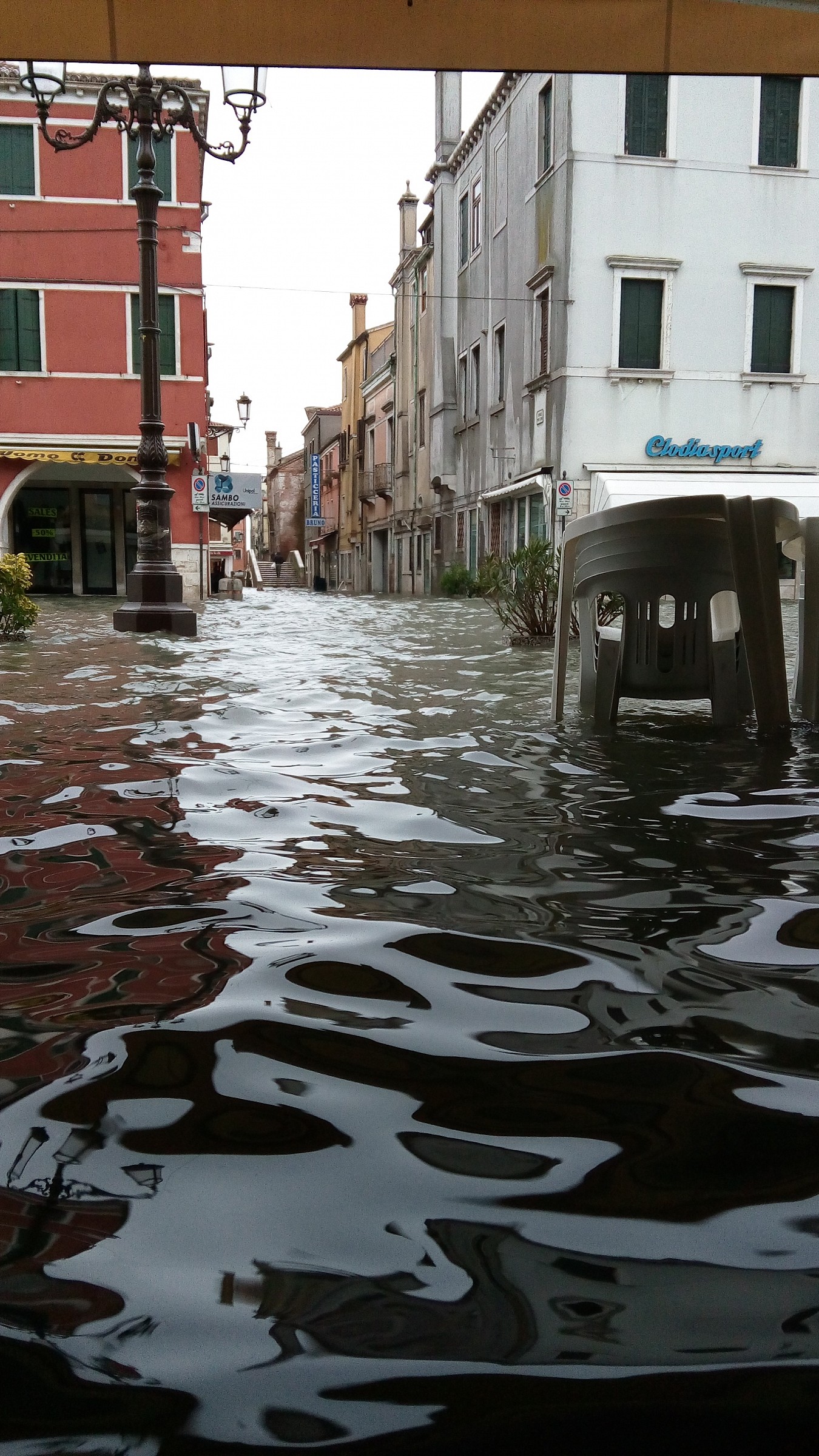 acqua alta a Chioggia