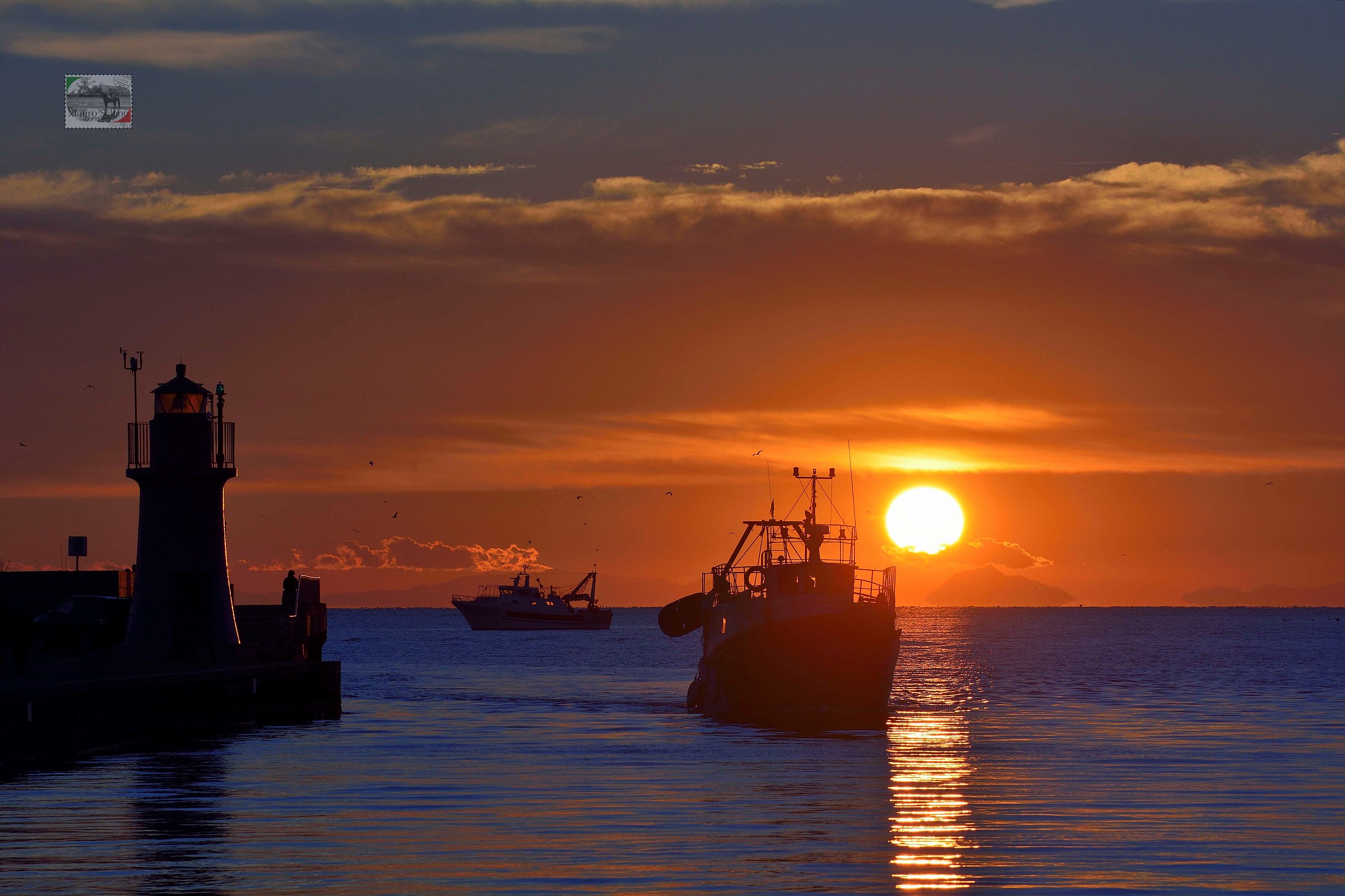 sunset in Castiglione della Pescaia