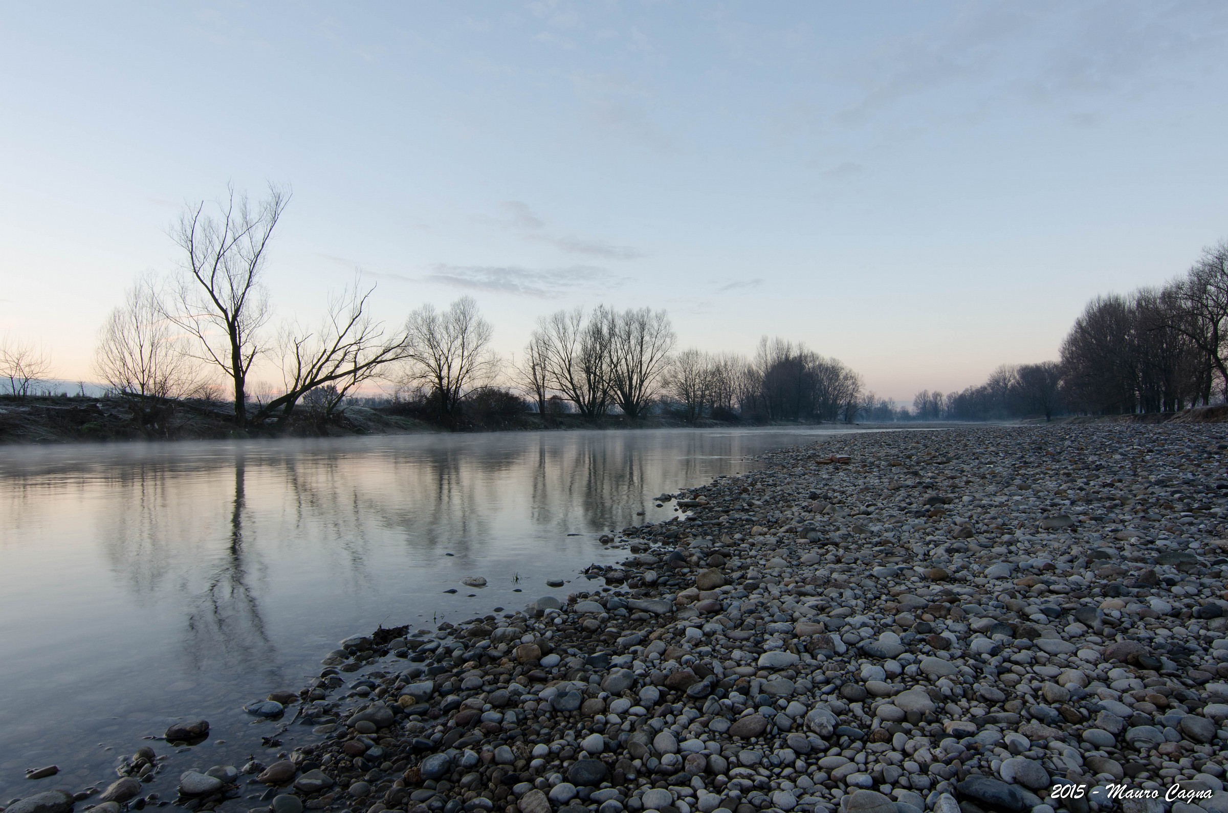 Alba sul fiume Serio #1