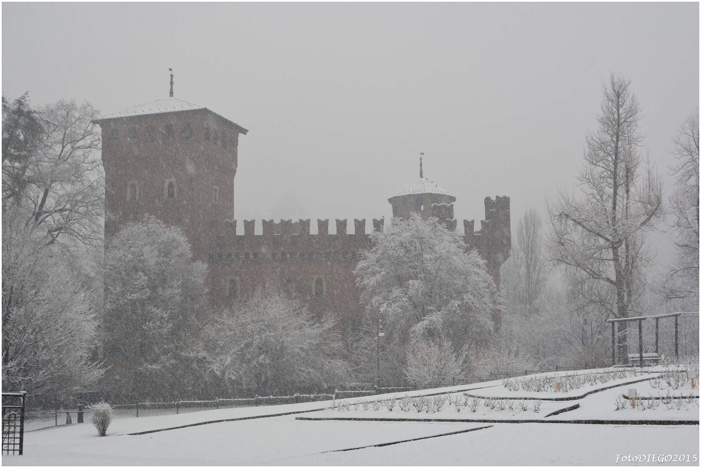 La rocca innevata