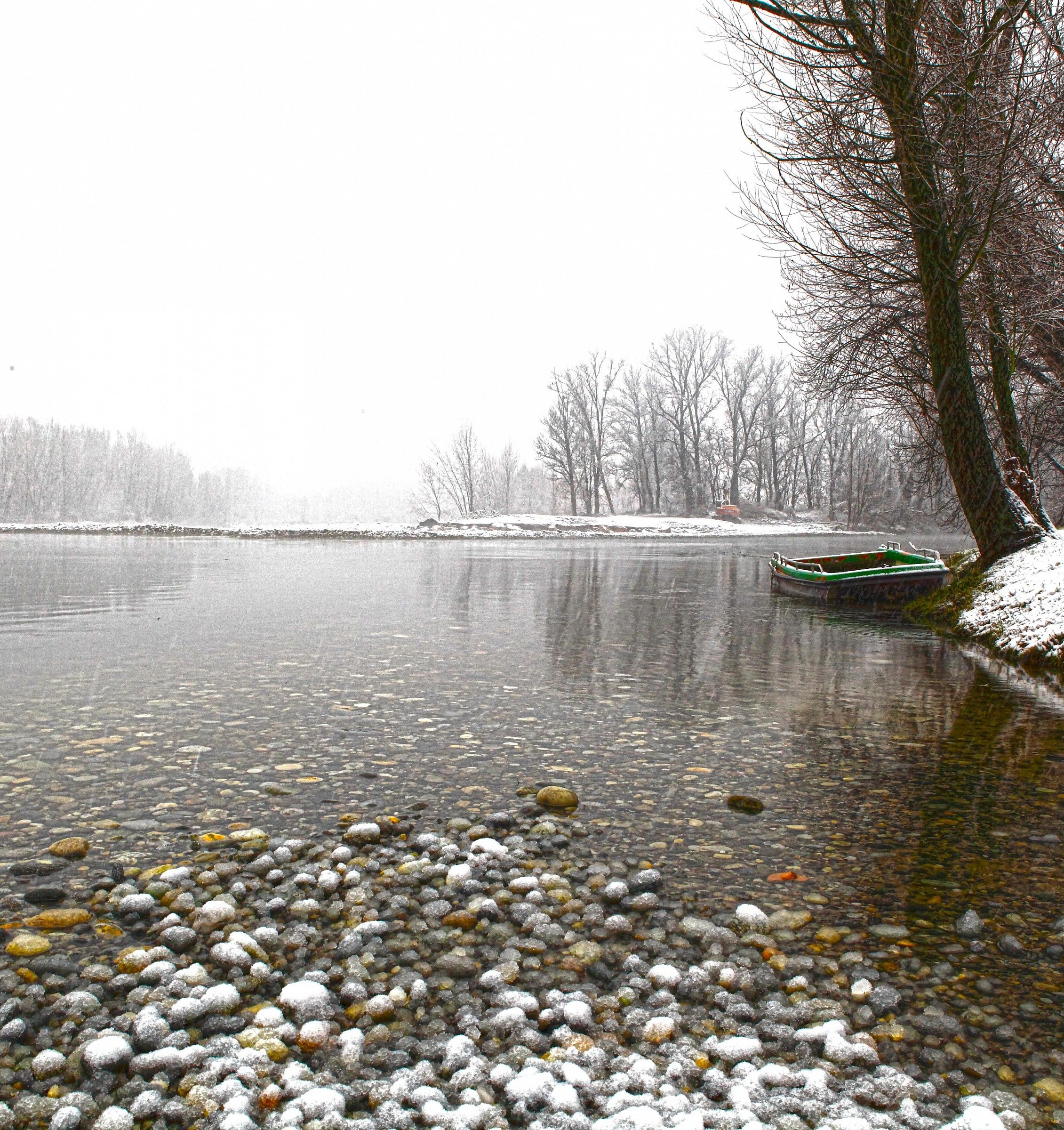 Snow on the River