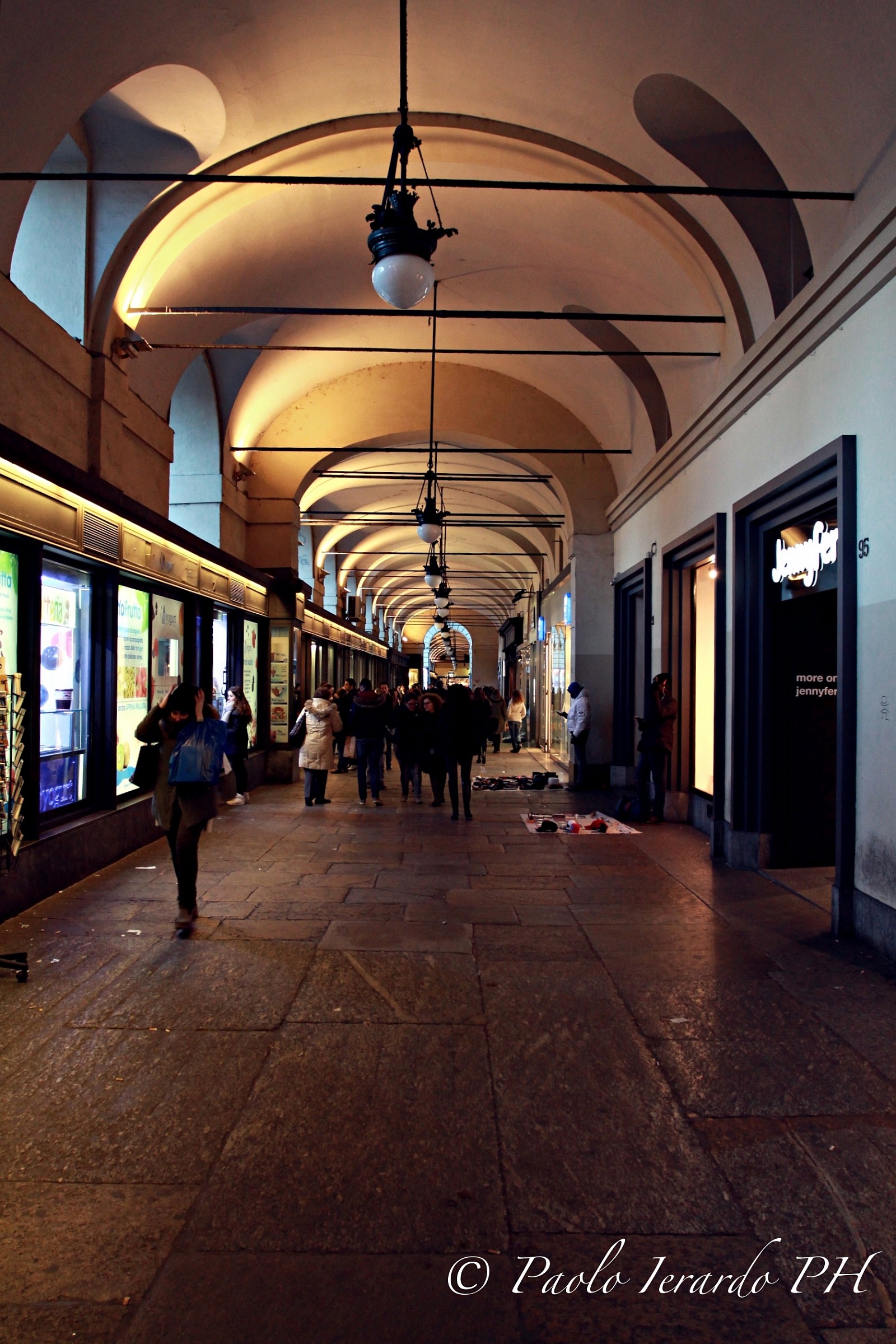 The warm embrace of the porticos