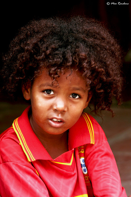 portrait of Cuban child
